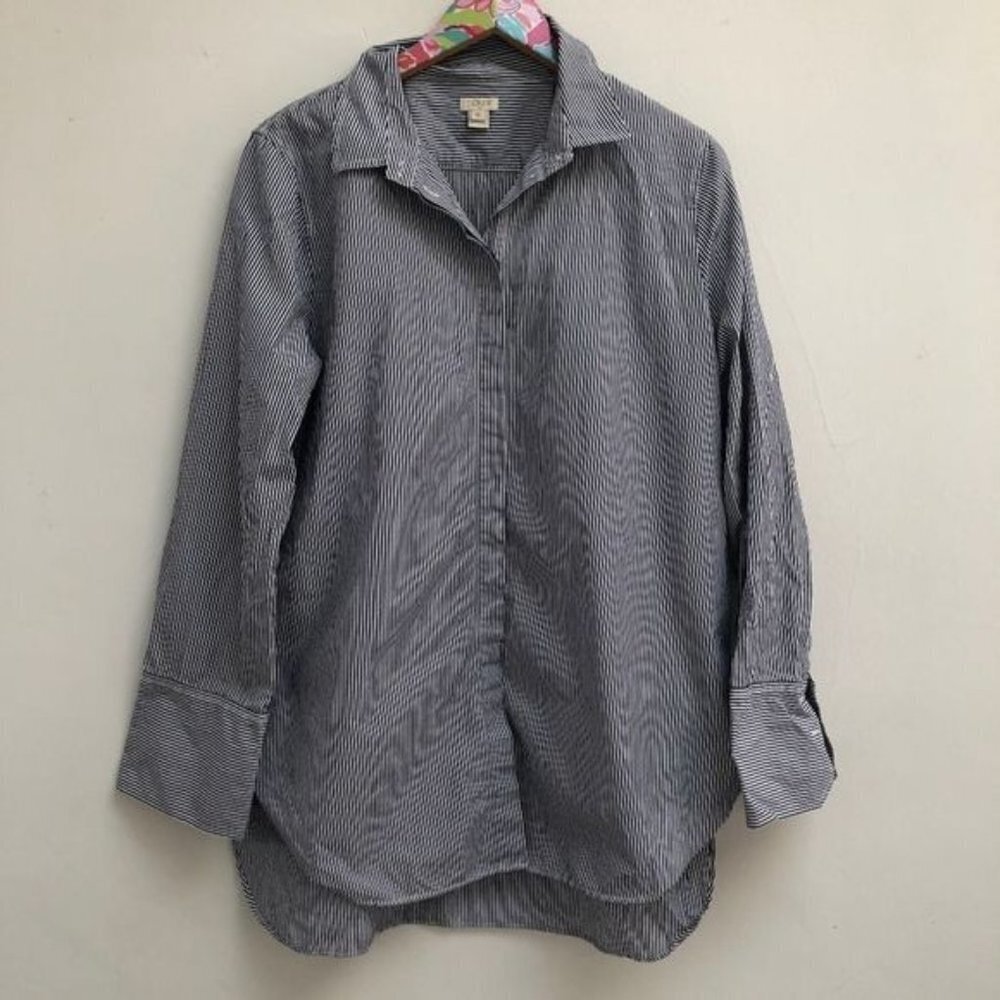 Men's J. Crew XL Striped Dress Shirt // 0538